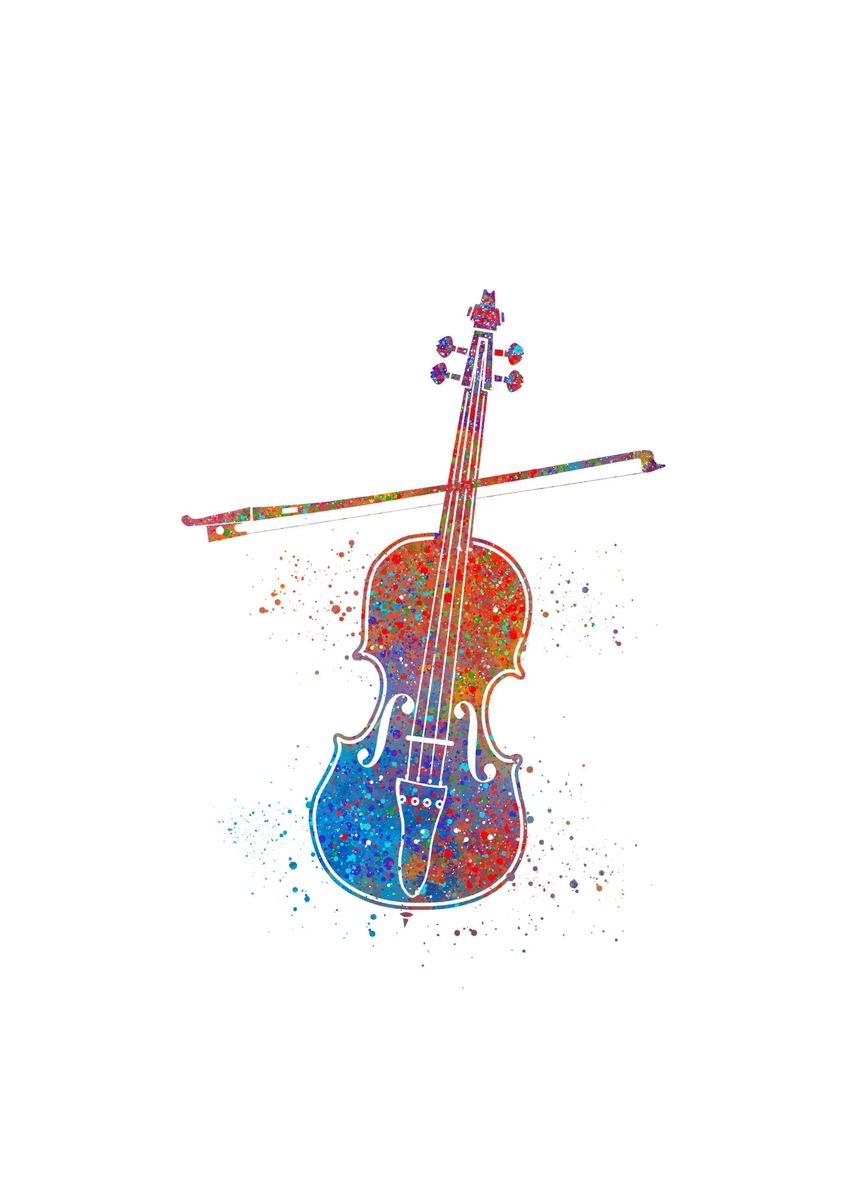 Colorful Cello Poster By Andersen Dante Displate 3206