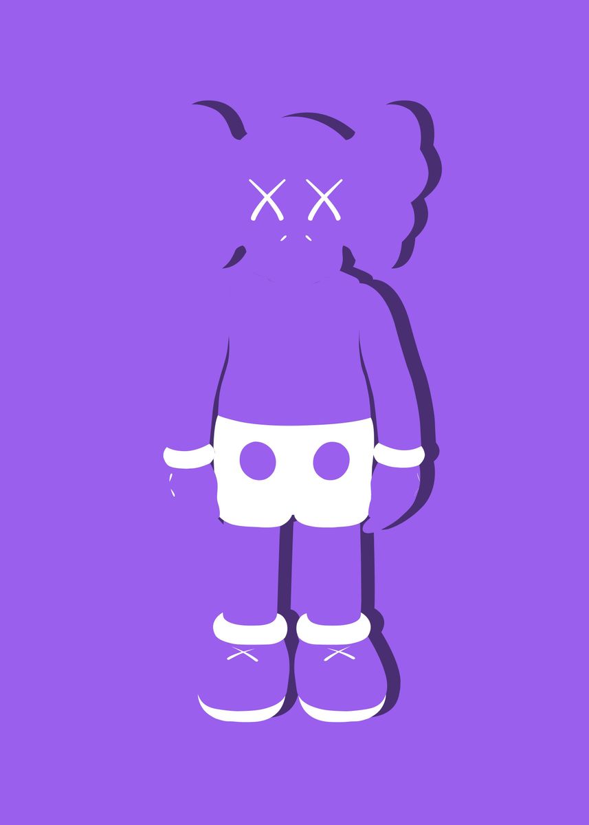 Kaws Bearbrick HD wallpaper