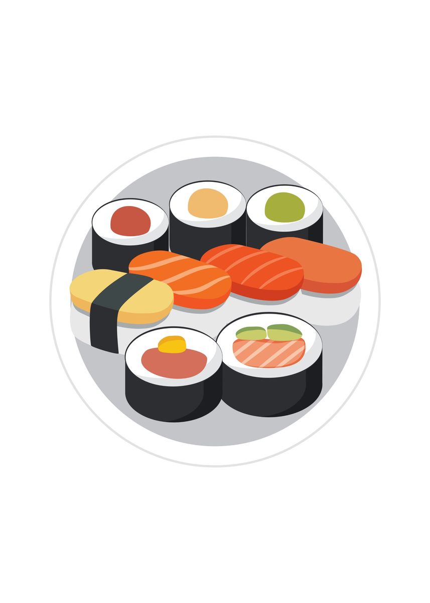 'Japanese Food' Poster by DynCreative | Displate