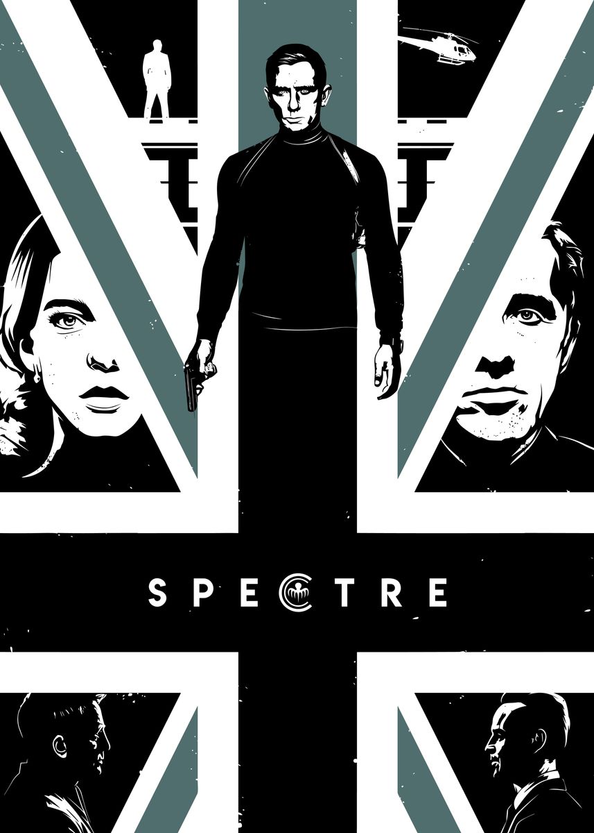 'James Bond Spectre' Poster, picture, metal print, paint by 18 Twelve ...