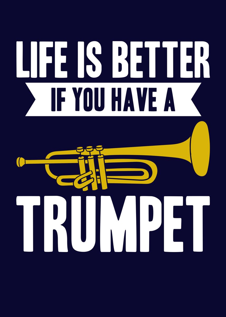 'Funny Trumpet' Poster by MzumO Displate