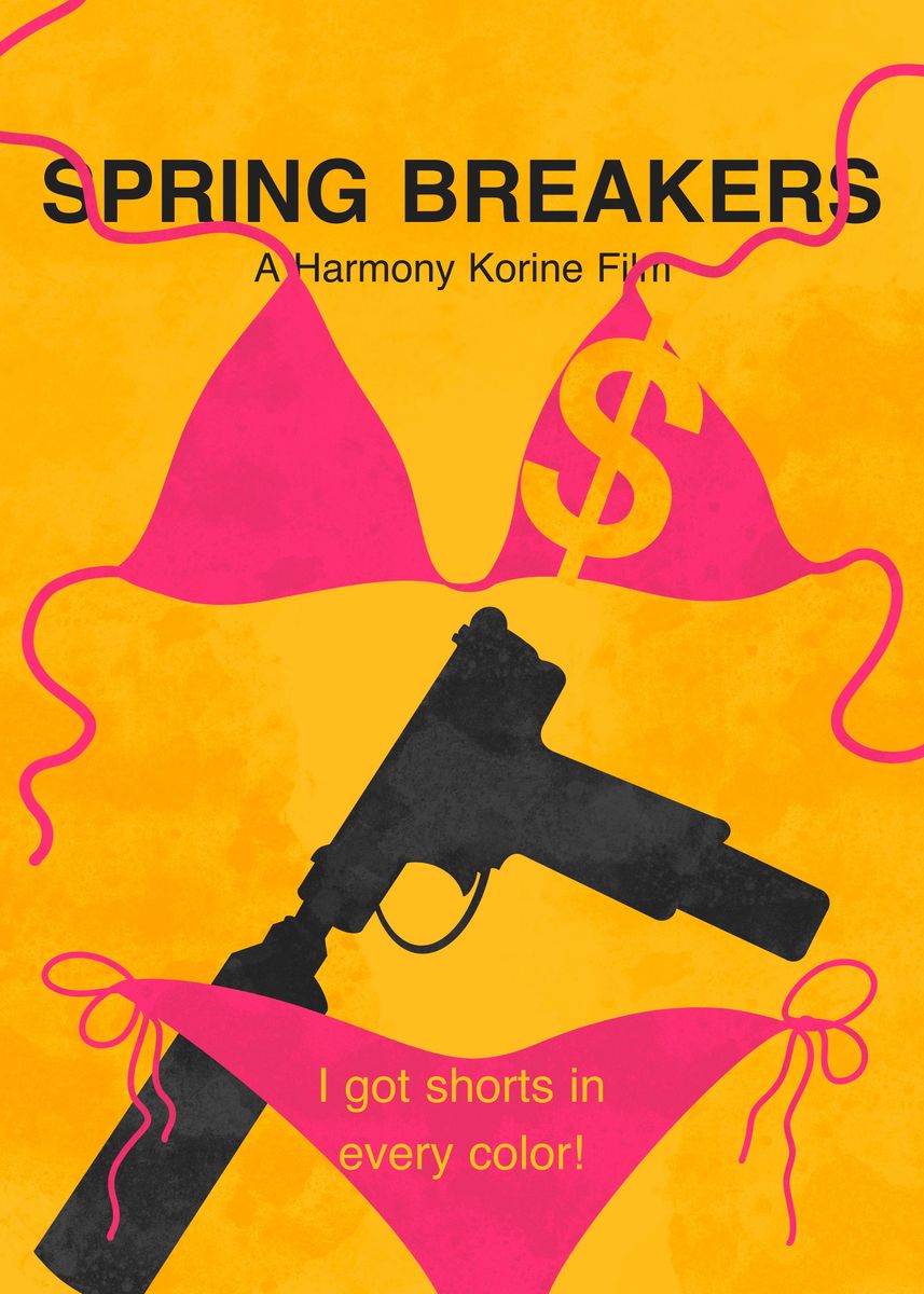 'Spring Breakers Movie' Poster by Aiden Tells | Displate