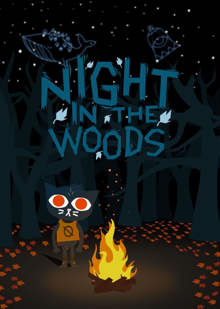 'night in the woods' Poster by geek holic Displate