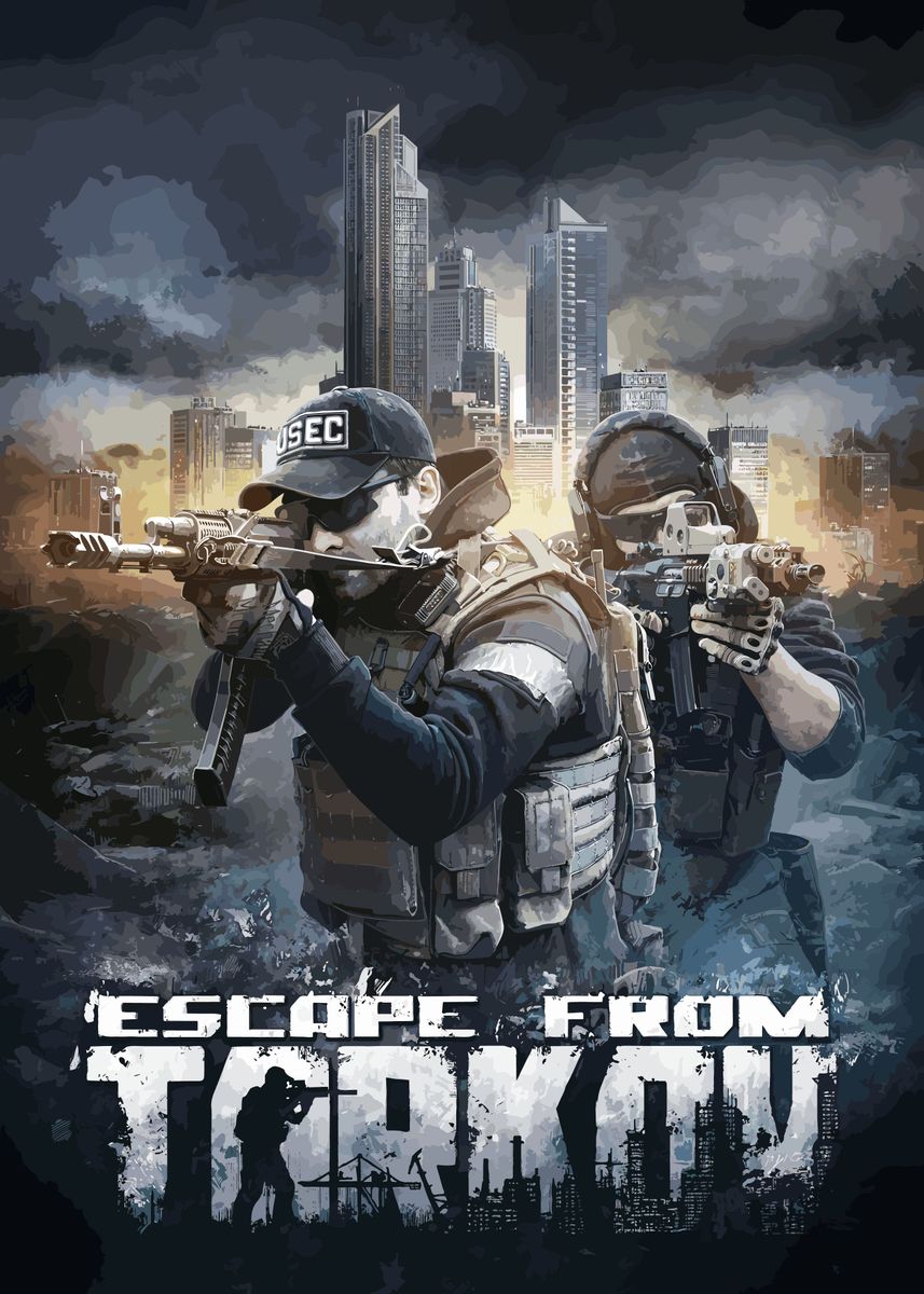 'Escape from Tarkov' Poster, picture, metal print, paint by Dechagan ...