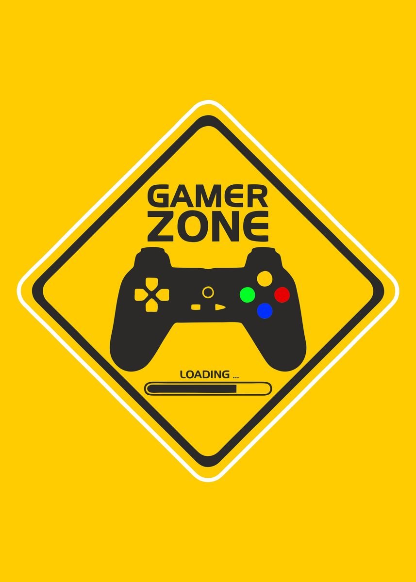 'Gamer Zone Art' Poster, picture, metal print, paint by gani ismail ...