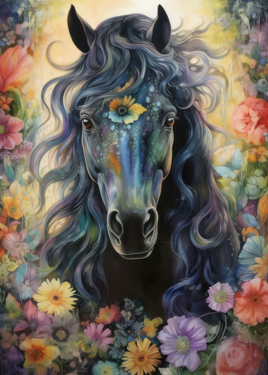 Dreamlike Unicorn print by Dolphins DreamDesign