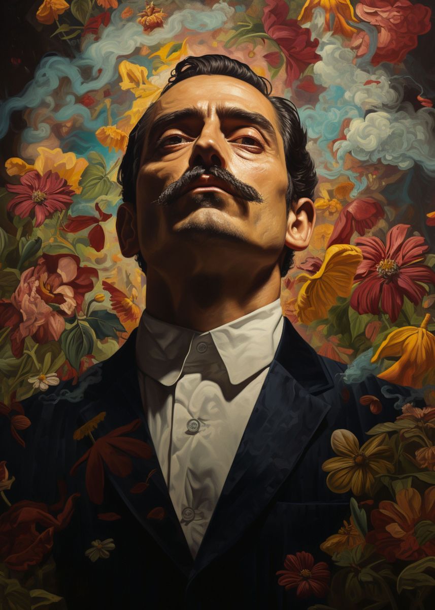 'Mexico Jesus Malverde ' Poster by PangolinArts Displate