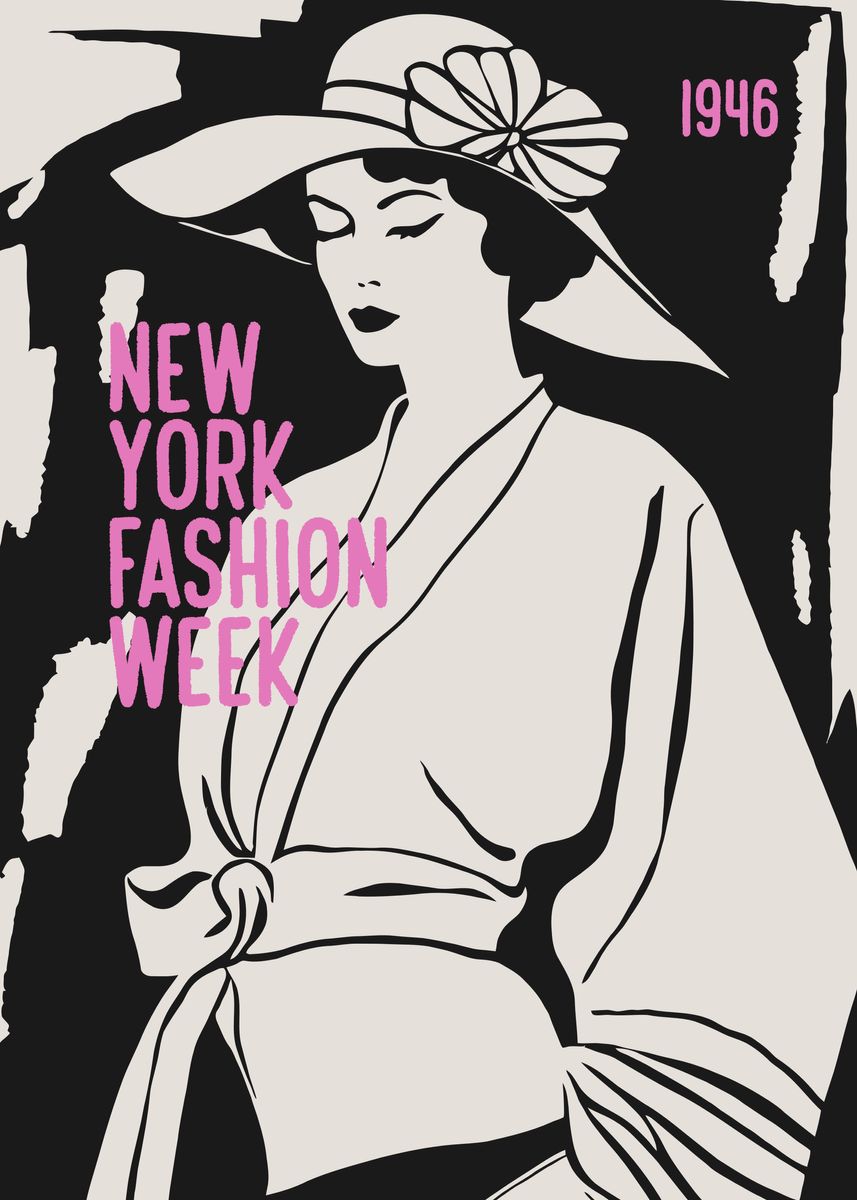 New York Fashion Week Poster Series Project