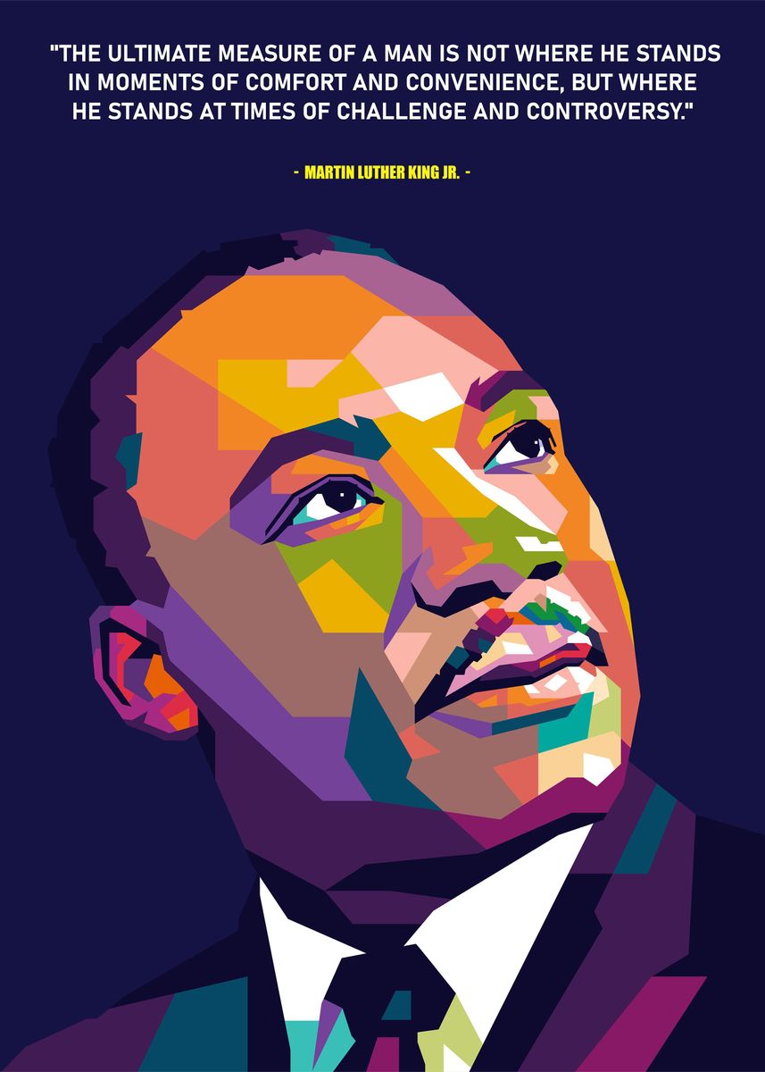 'Martin Luther King Jr' Poster by Mas Nono | Displate