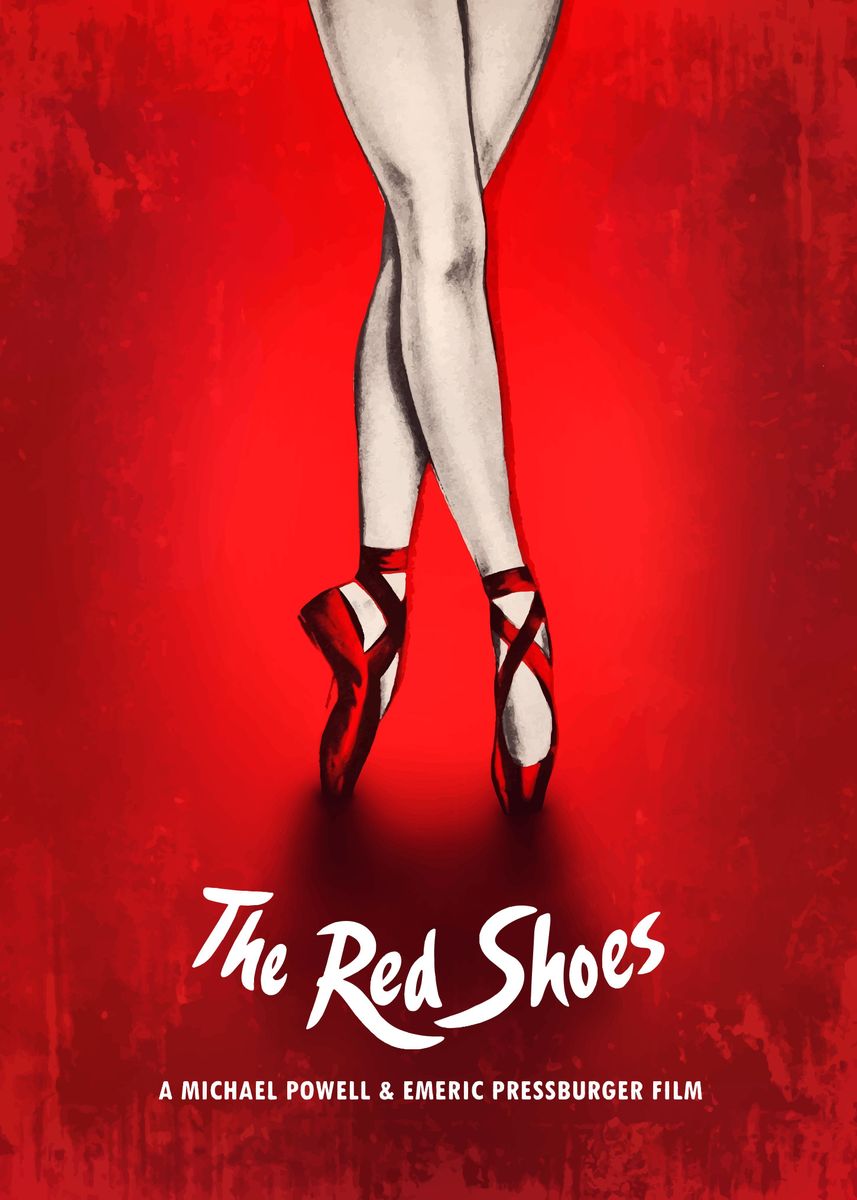 'The Red Shoes' Poster, picture, metal print, paint by Bo Kev | Displate