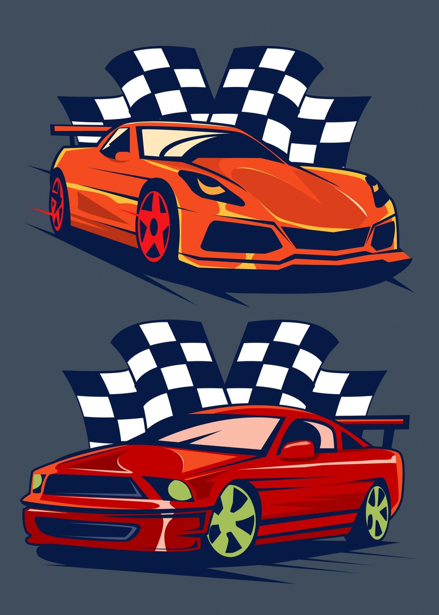 'Sport Car' Poster by Showroom Car Displate