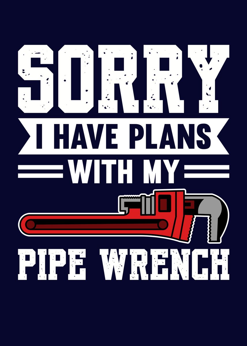 &lsquo;Funny Plumber&rsquo; Poster by MzumO | Displate