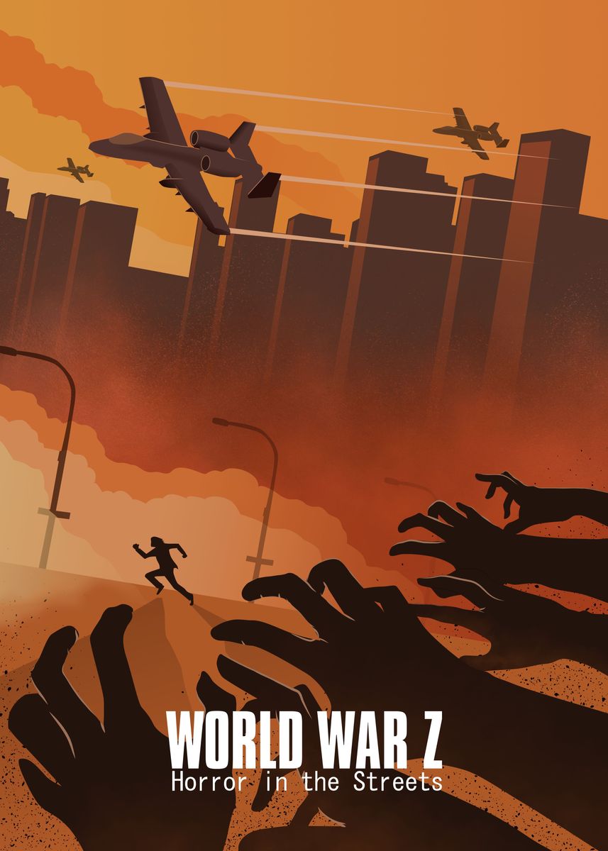 'world war Z' Poster by geek holic | Displate