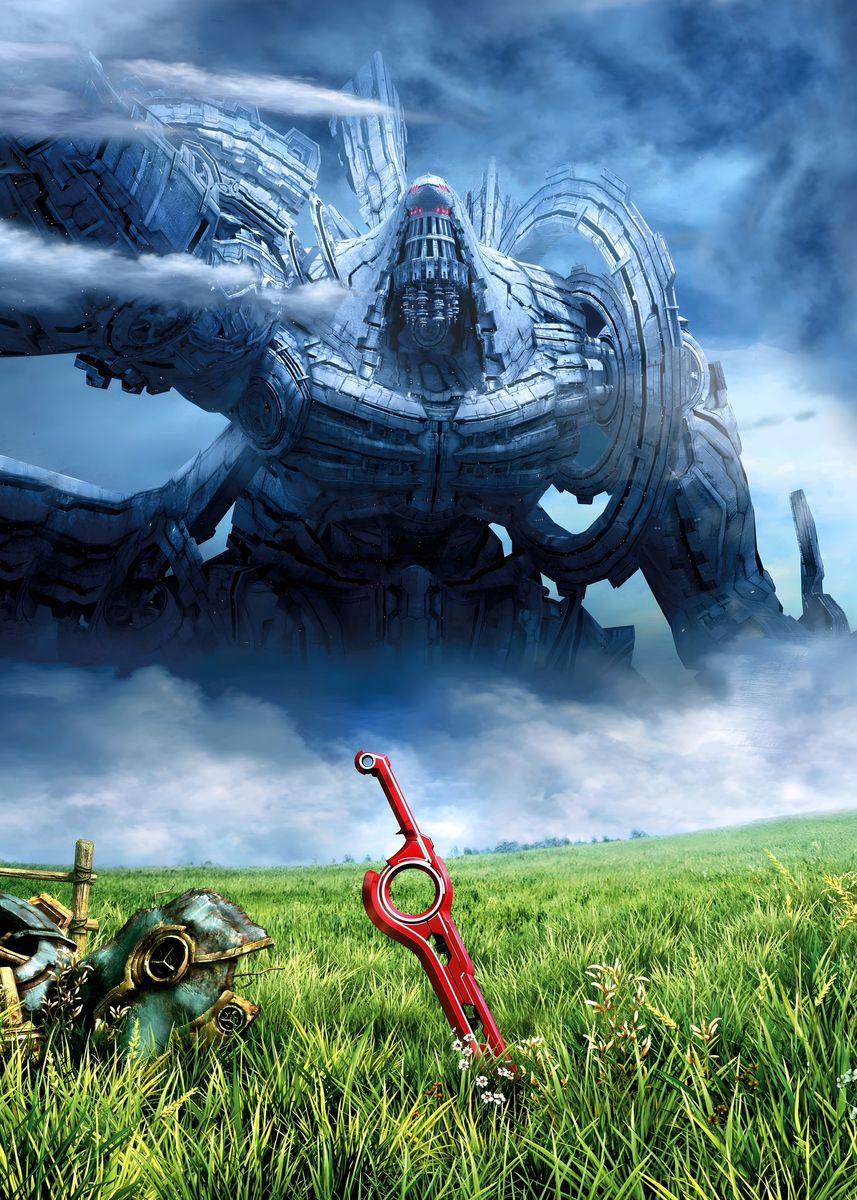 'Xenoblade Chronicles' Poster, picture, metal print, paint by Andi klaw Displate