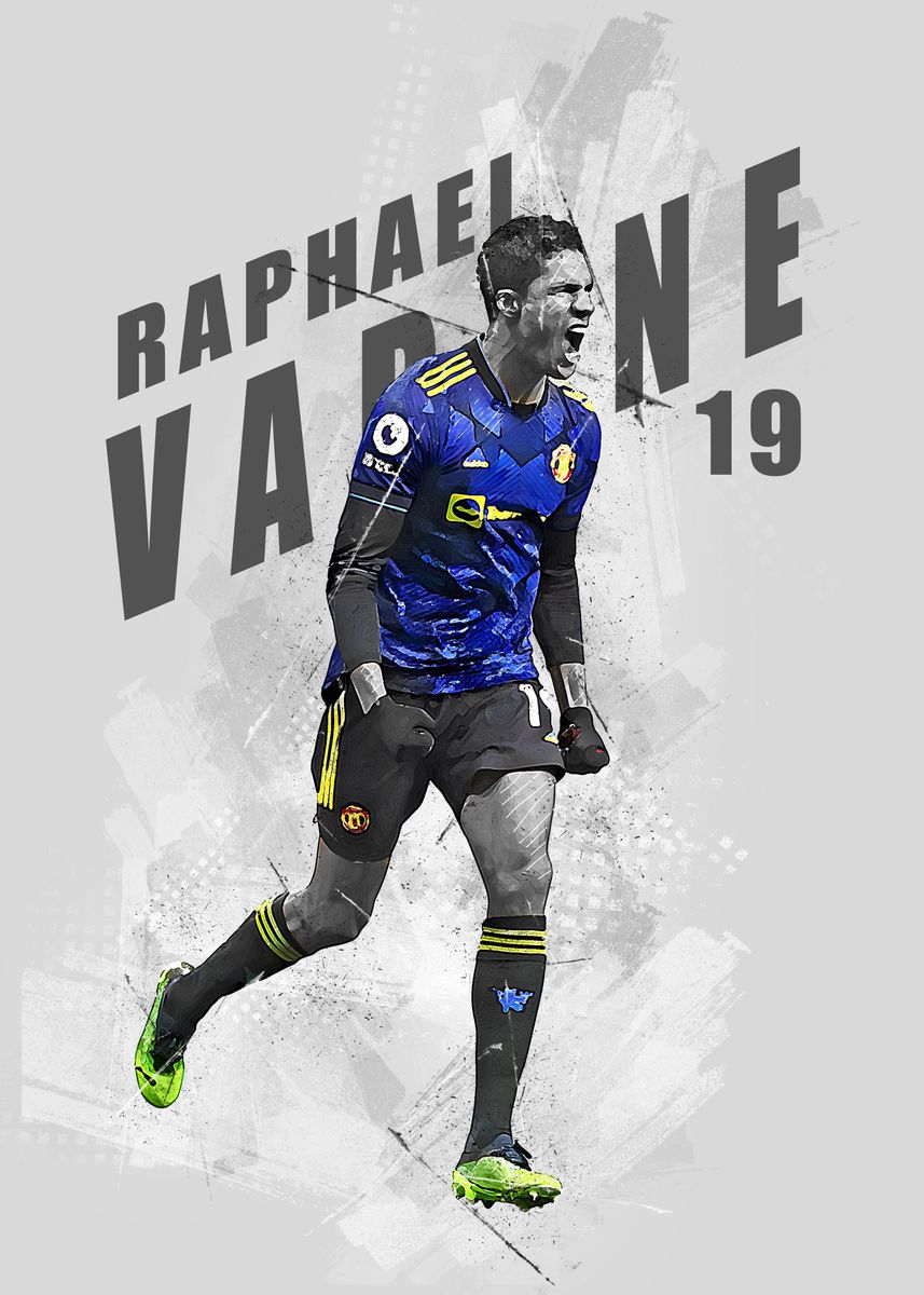 Varane Icon 'Varane' Poster, picture, metal print, paint by Joanne Clarke | Displate