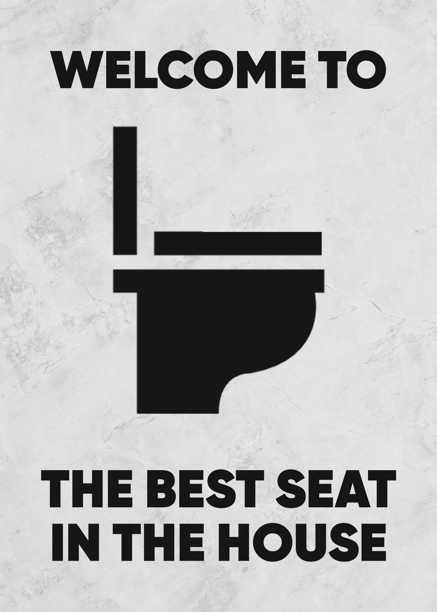 'the best seat in the house' Poster by Facet Bengkok Displate