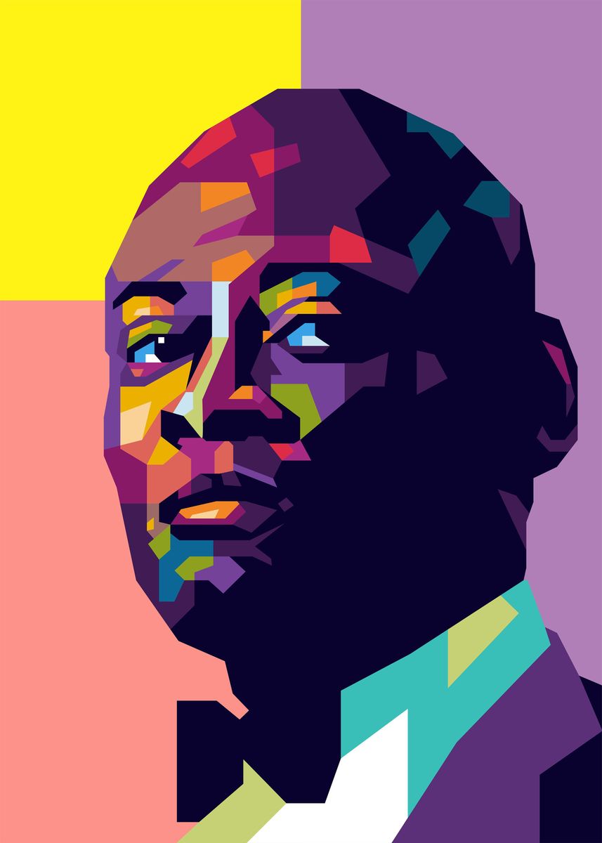 'Khalid Abdul Muhammad' Poster by Mas Nono | Displate