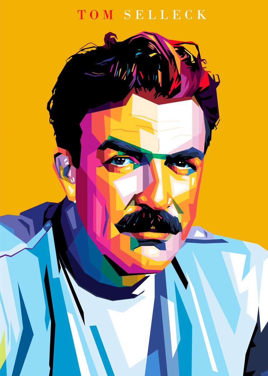 Tom Selleck Poster By Sherlock Wijaya Displate