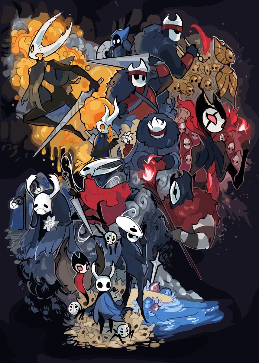 'hollow knight game' Poster by not approved Displate