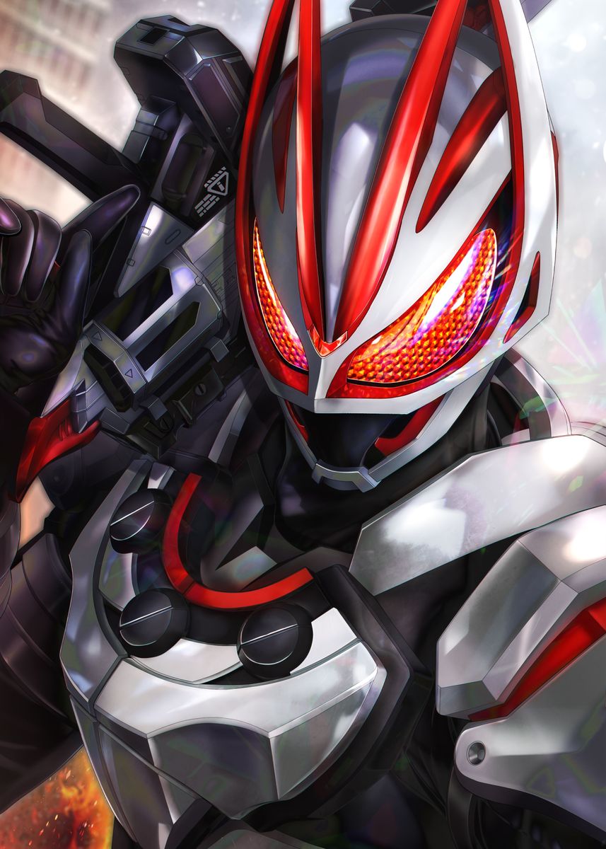 'kamen rider geats' Poster, picture, metal print, paint by seled seled ...