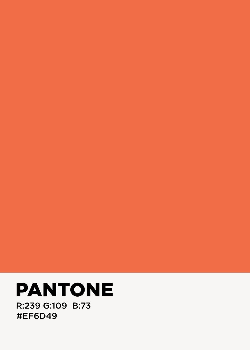 'color pantone' Poster by Kimberly Rolfson | Displate