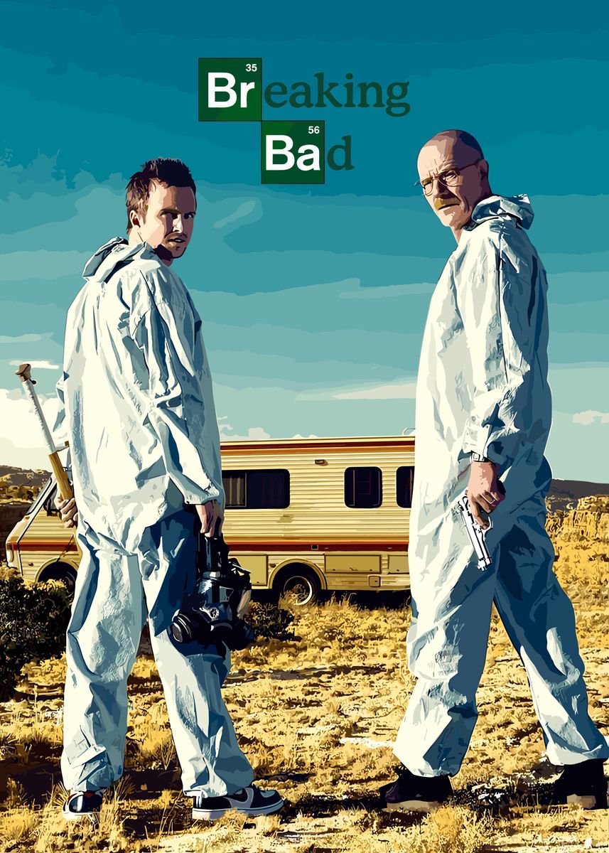 'Breaking Bad' Poster, Picture, Metal Print, Paint By Adney | Displate