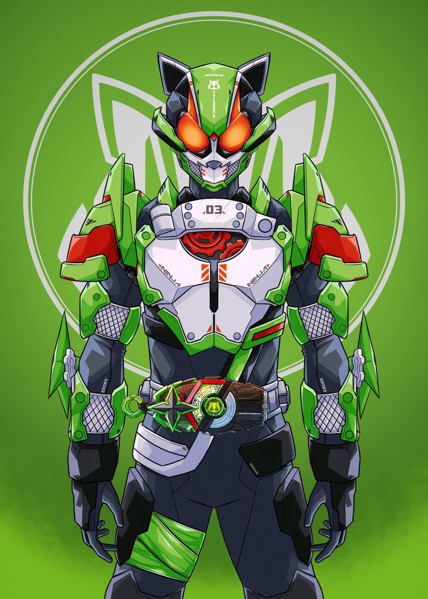 'kamen rider geats' Poster, picture, metal print, paint by seled seled ...