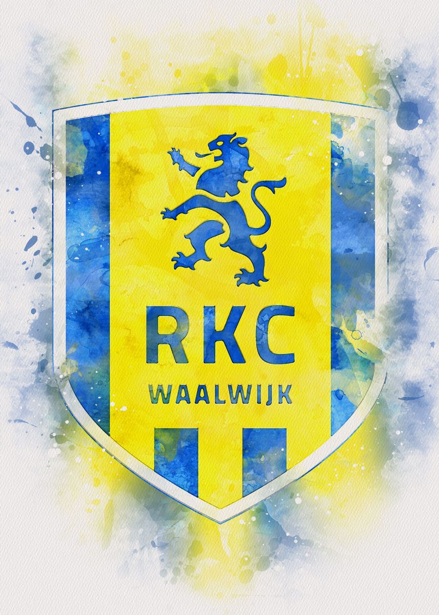 'RKC Waalwijk' Poster By EstellKirlin Studio | Displate