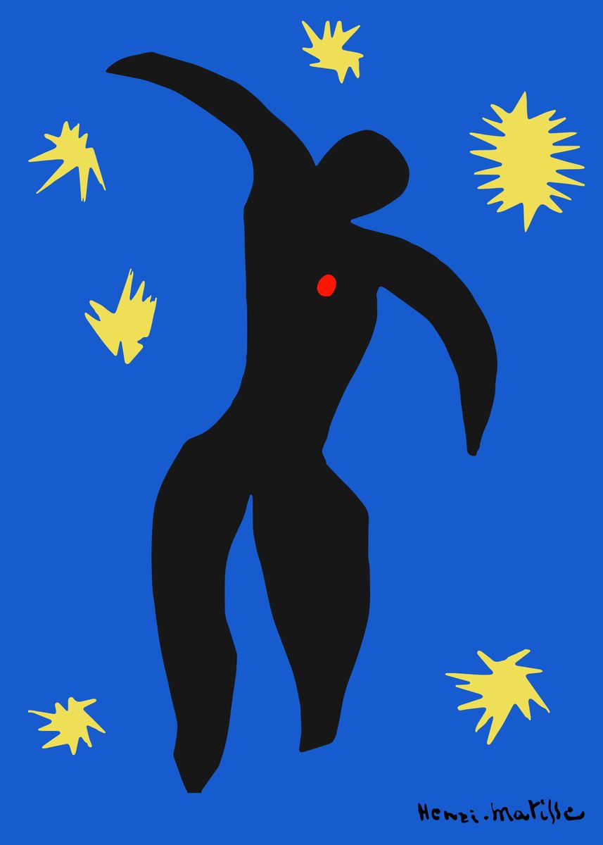 Matisse Icarus Poster Picture Metal Print Paint By Arts N Popcorn   E5276fdab8423671366d8777e19537be 7f8efc6bc63eaf3dc7f05806ee395972 