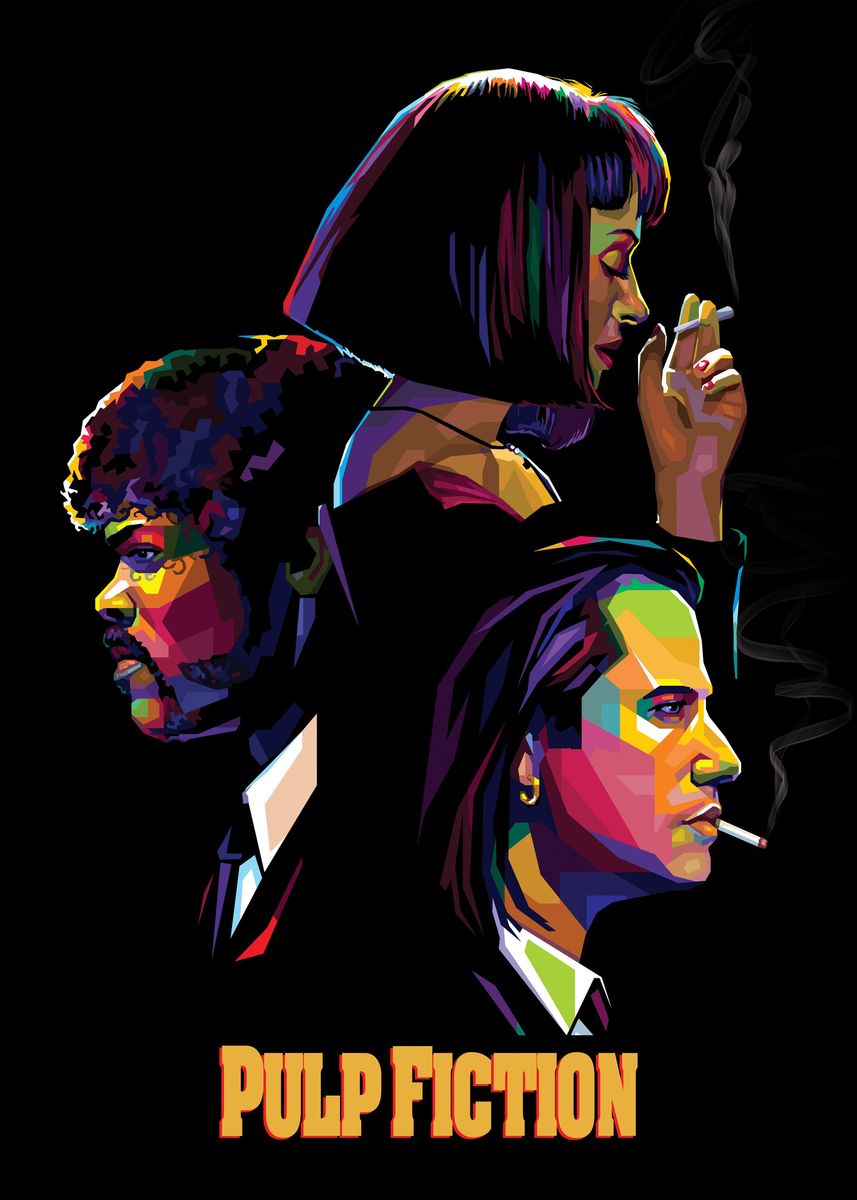 'Pulp Fiction' Poster by Oppa Rudy | Displate