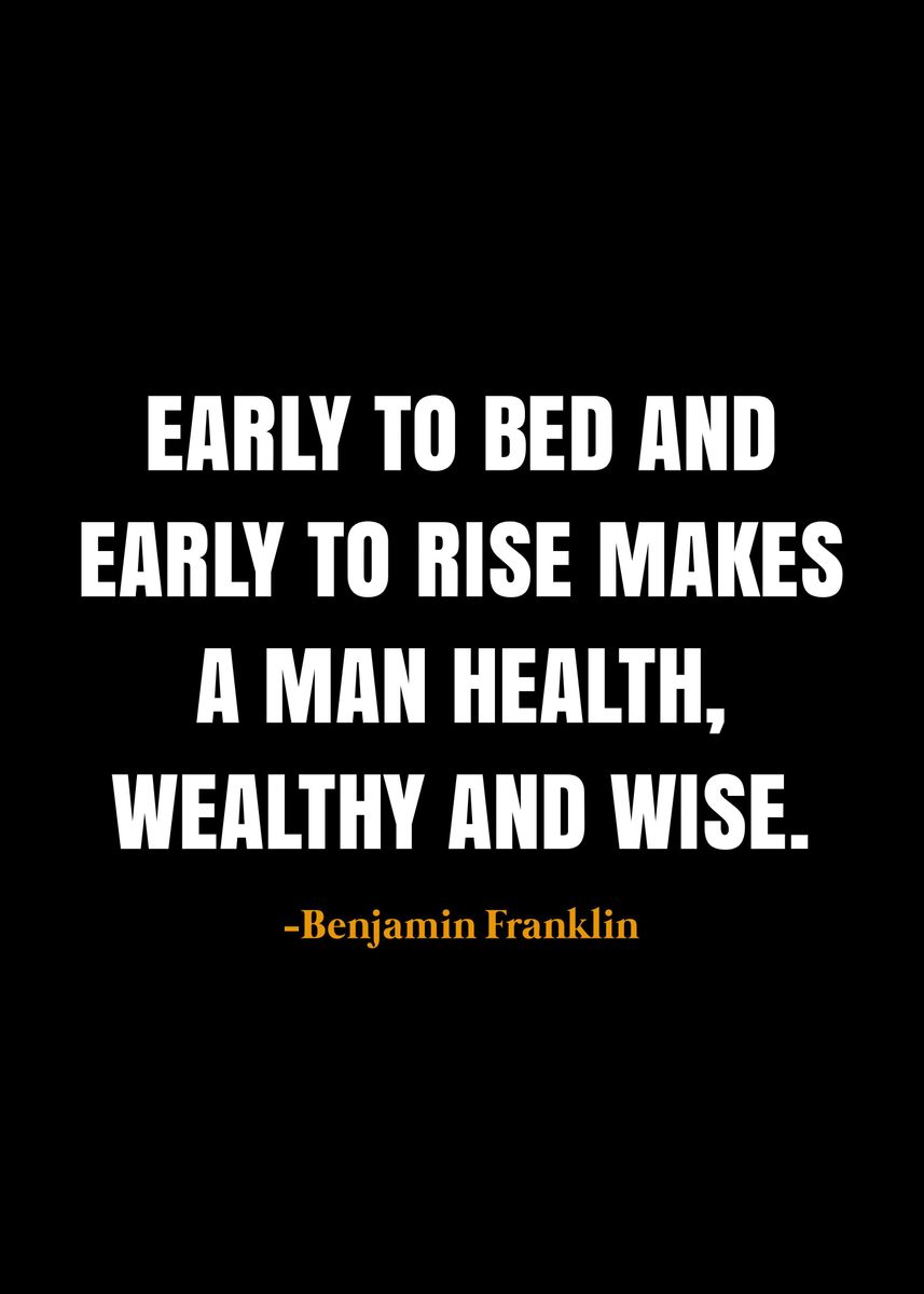 'Benjamin Franklin quotes ' Poster, picture, metal print, paint by ...
