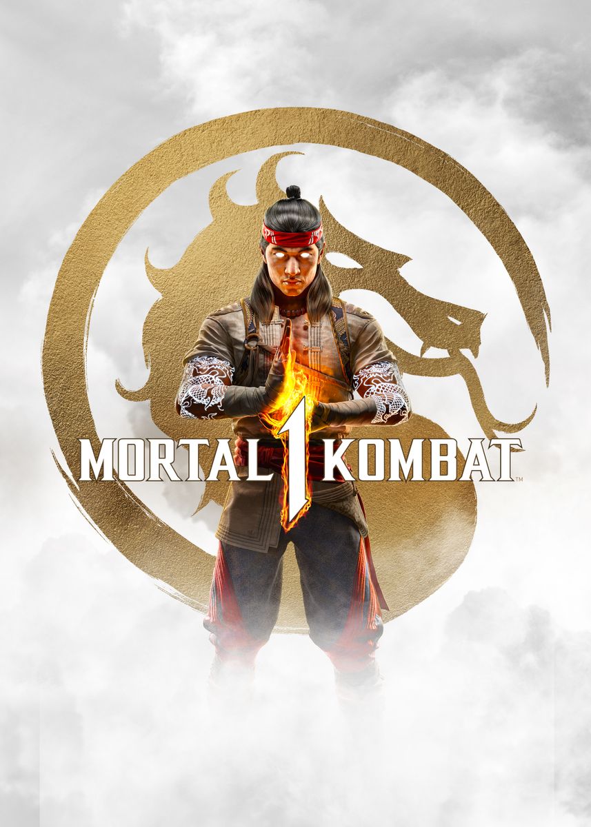 'Mortal Kombat 1 Gold' Poster, Picture, Metal Print, Paint By Mortal ...