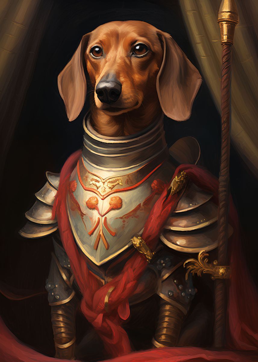 King fashion dachshund