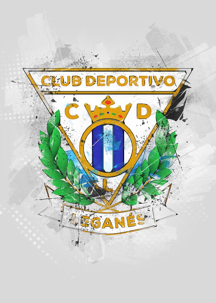 'Leganes Abstract Poster' Poster by Nguyen Thi Thu Hang | Displate