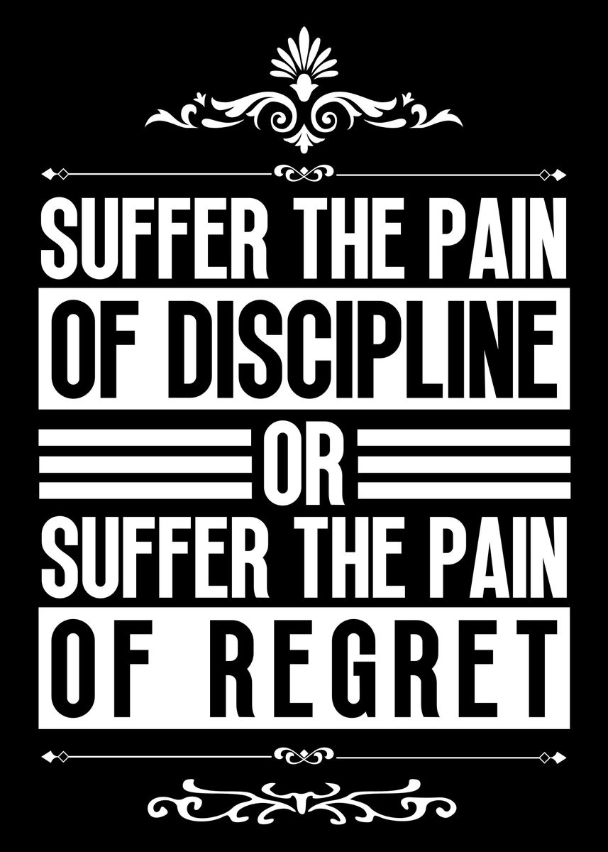 'Motivational Quote' Poster, picture, metal print, paint by Yess | Displate
