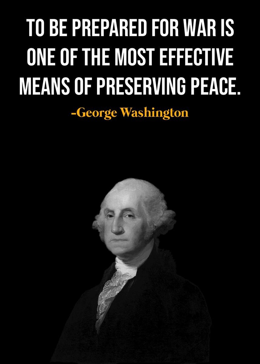 'George Washington Quote ' Poster by KAGE | Displate