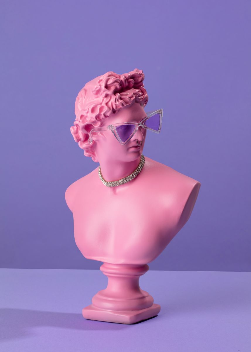 'Pink Statue' Poster, picture, metal print, paint by World Class Photos ...