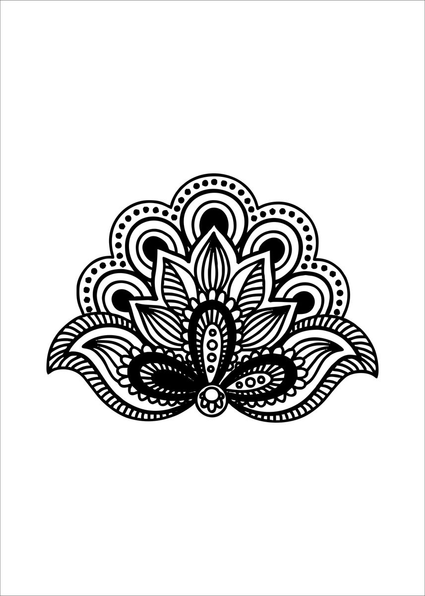 'Mandala' Poster, picture, metal print, paint by Popular Collections ...