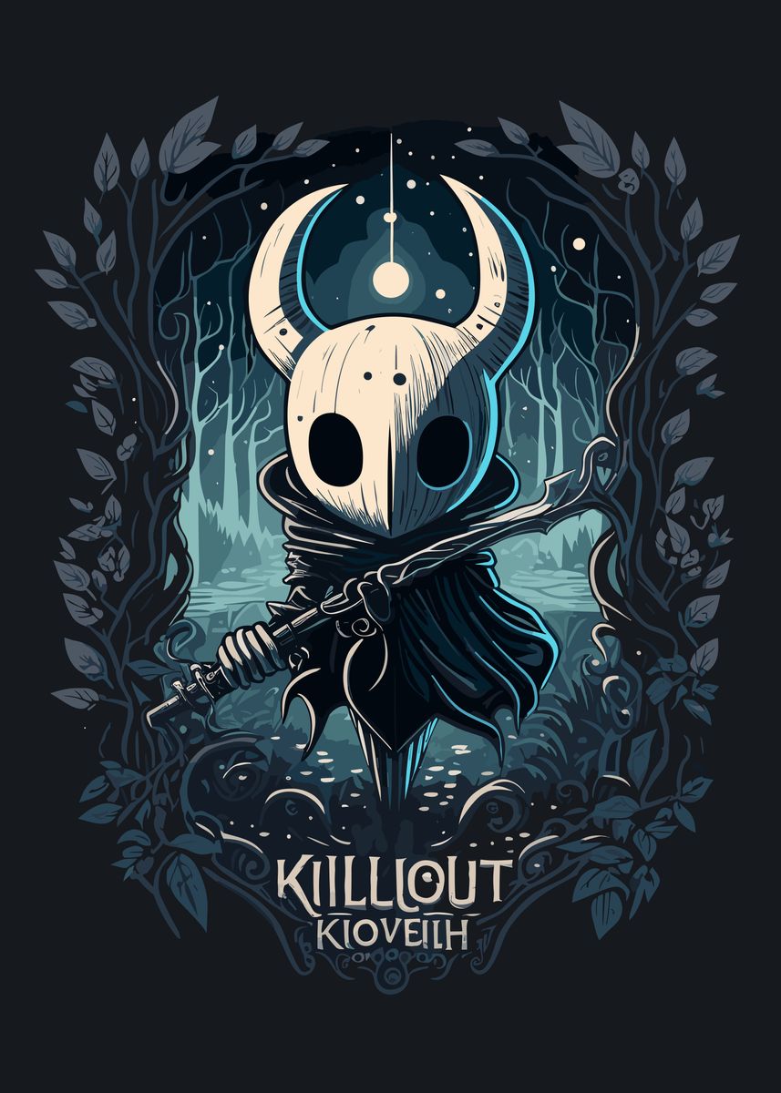 'hollow knight' Poster, picture, metal print, paint by not approved