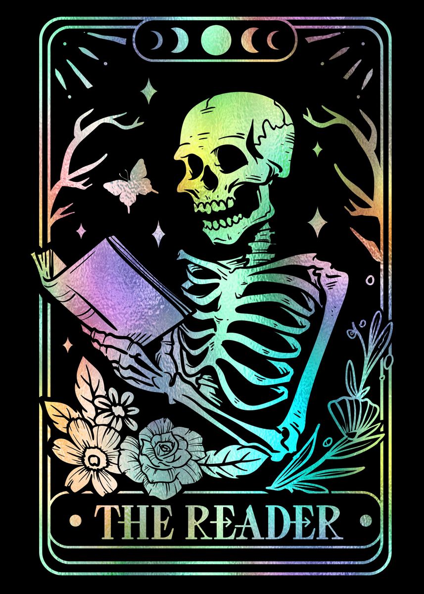 The Reader Tarot Card Poster Picture Metal Print Paint By Chase the-reader-tarot-card-poster-picture-metal-print-paint-by-chase