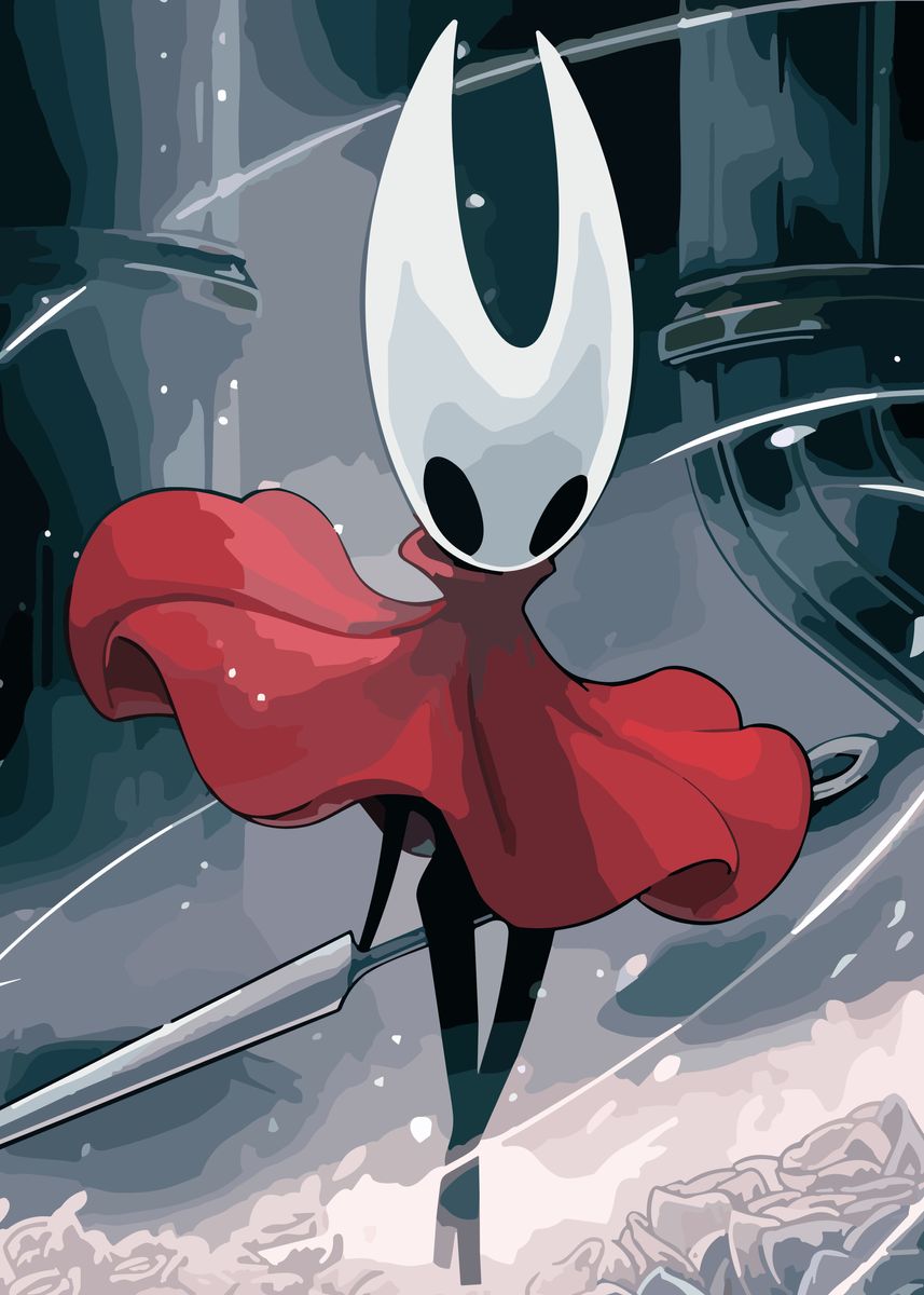 'hollow knight' Poster, picture, metal print, paint by red Bone | Displate