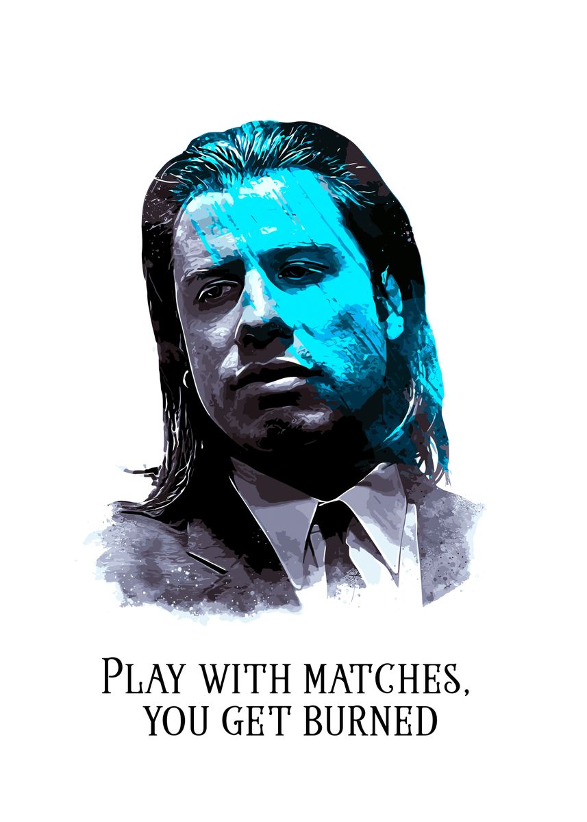 'Pulp Fiction Quotes' Poster by Erwan Felani Displate