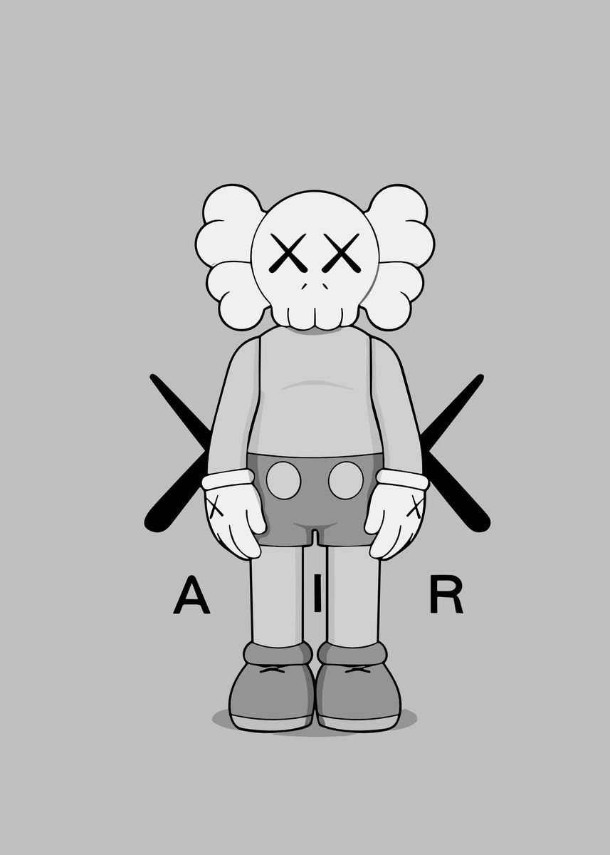 'kaws Holiday Figurine Set' Poster, Picture, Metal Print, Paint By 