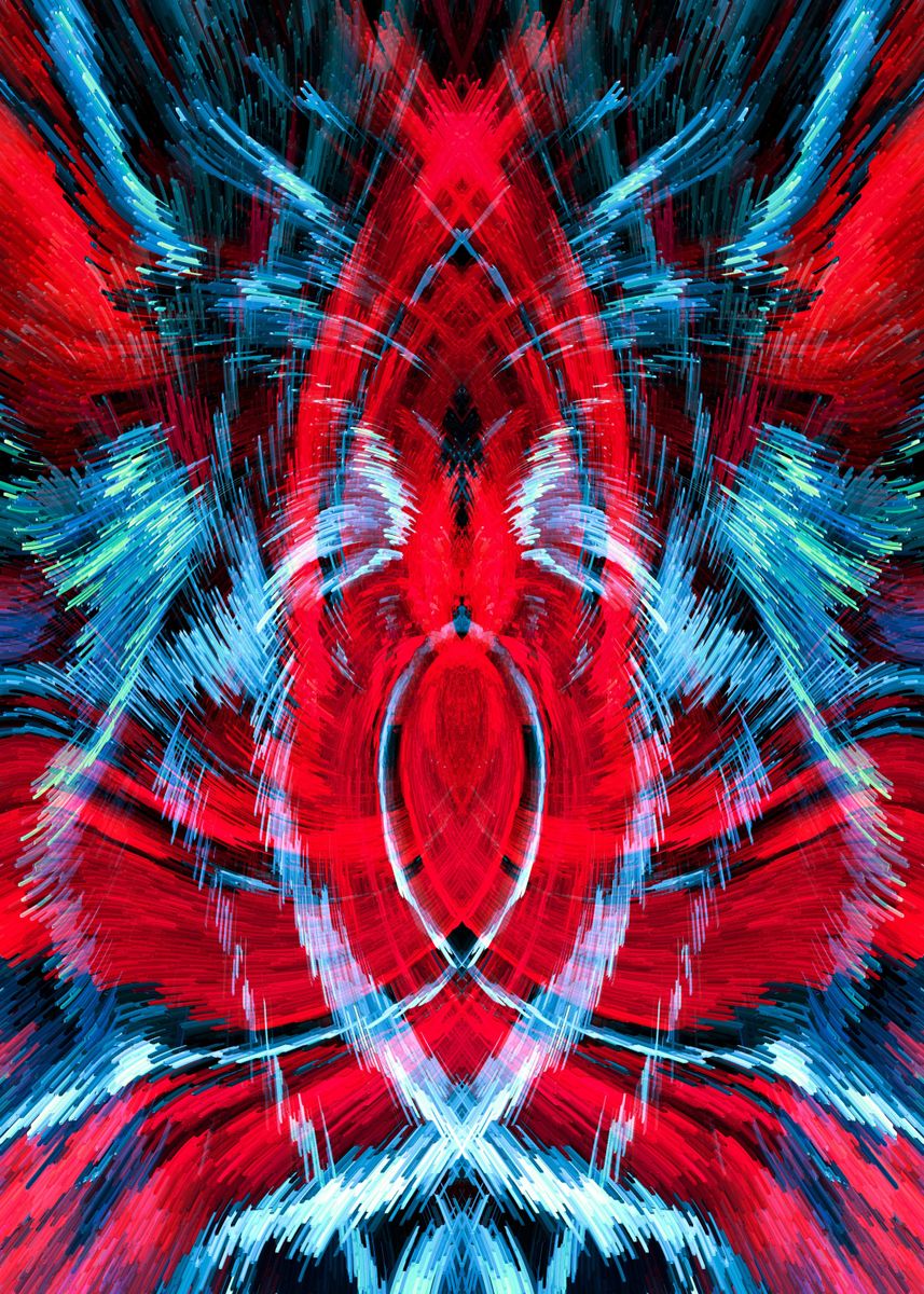 'Abstract Acrylic Painting' Poster by Aniebert Ballo Displate