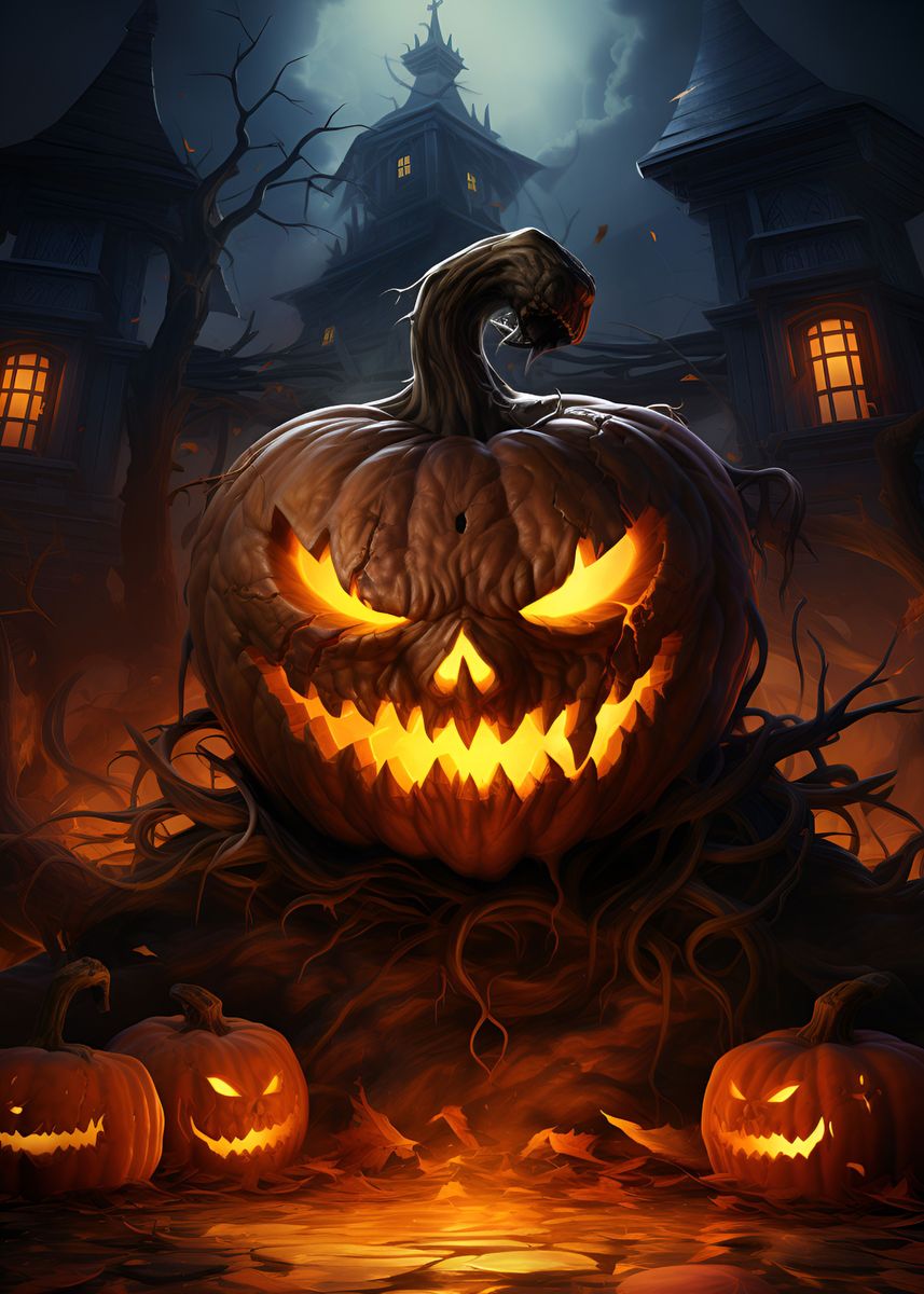 'Halloween Manipulation' Poster by RyukMiii | Displate