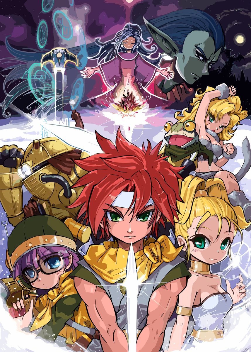 'chrono trigger' Poster, picture, metal print, paint by Diego fero ...
