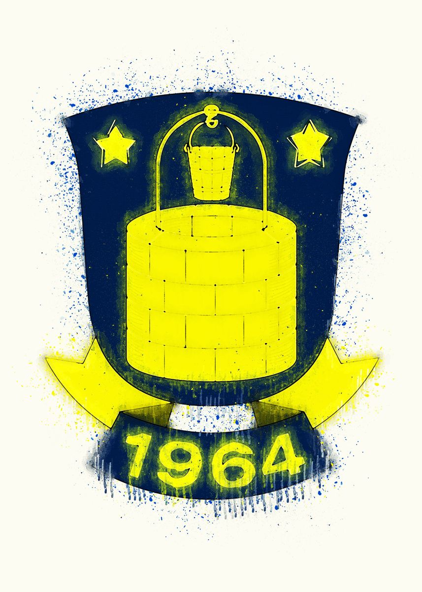 'Brondby' Poster, picture, metal print, paint by MarjorieC Newlin ...