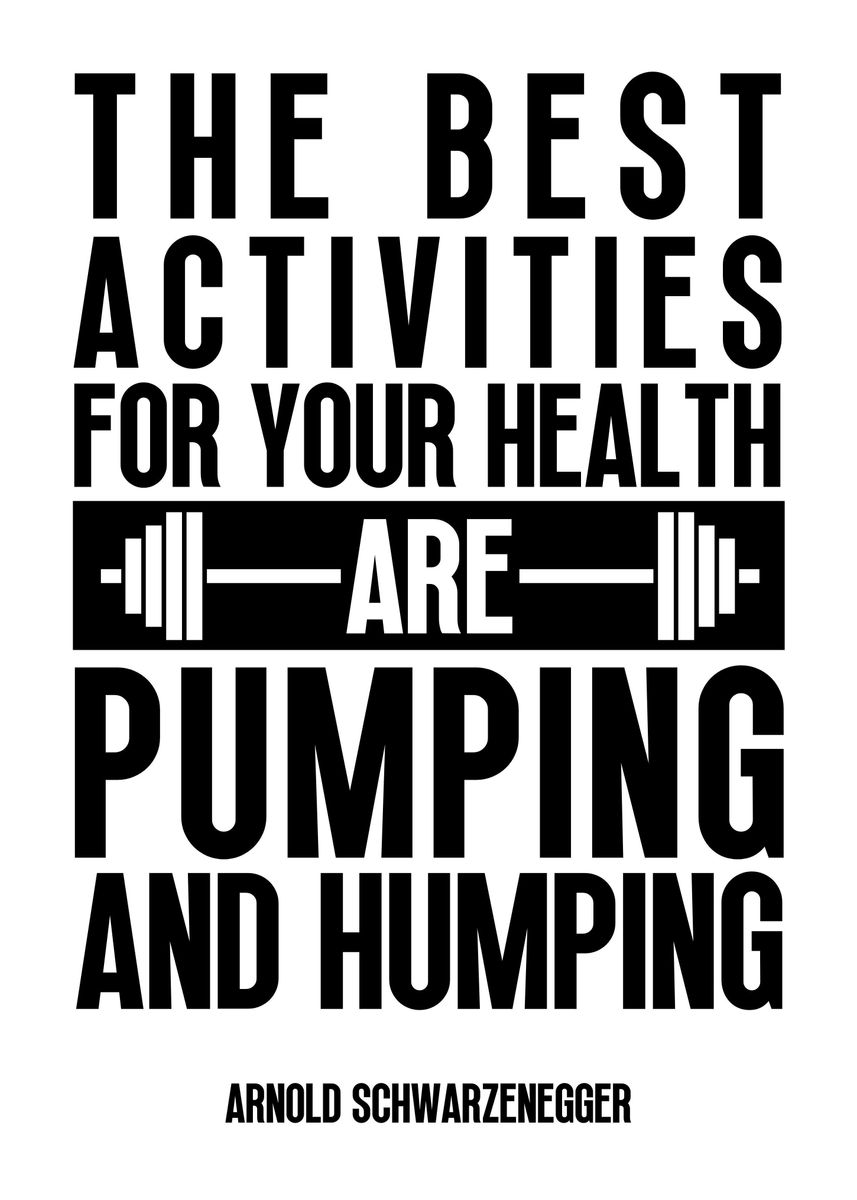 'Pumping And Humping' Poster, picture, metal print, paint by Nae | Displate