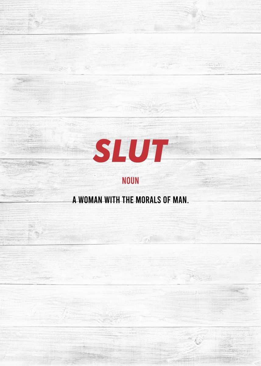 slut Funny Definition Poster Picture Metal Print Paint By Top slut-funny-definition-poster-picture-metal-print-paint-by-top