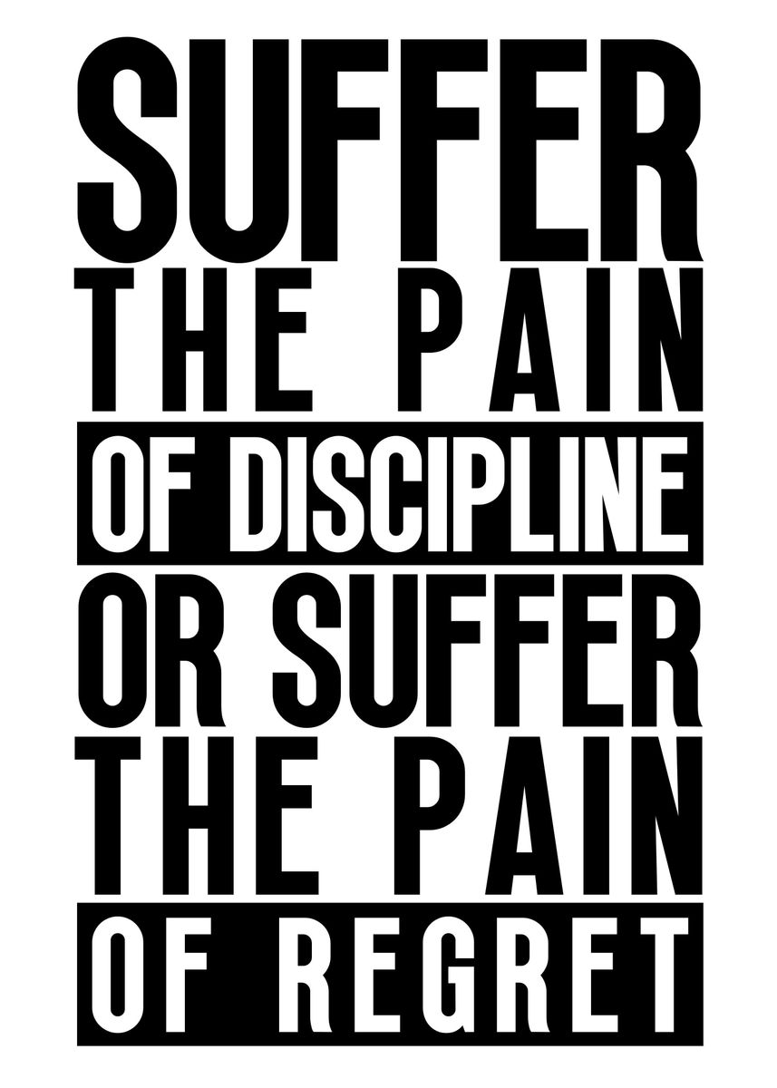 'Motivational Quote' Poster, picture, metal print, paint by Yess | Displate